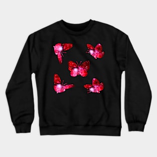 Space Butterflies Crewneck Sweatshirt